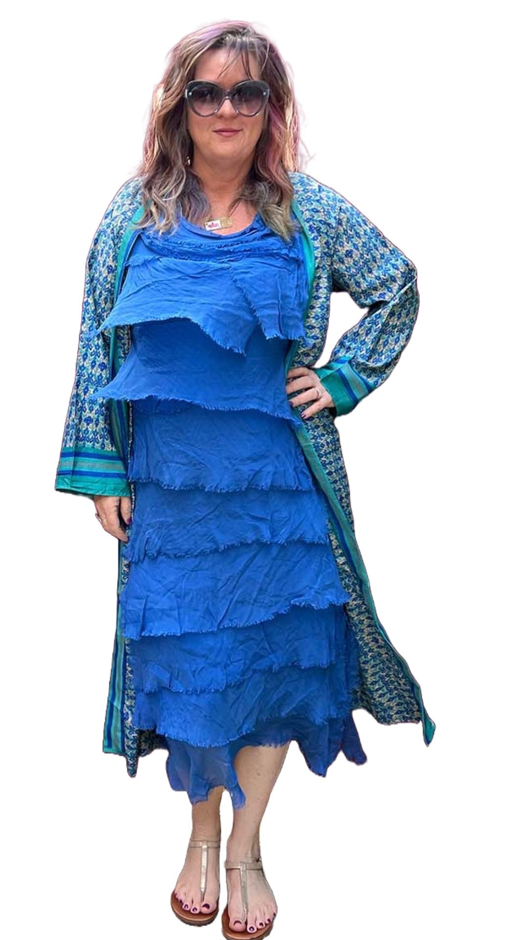 Tiered summer dress clearance
